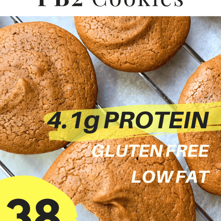 3 Ingredient PB2 Protein Peanut Butter Cookies